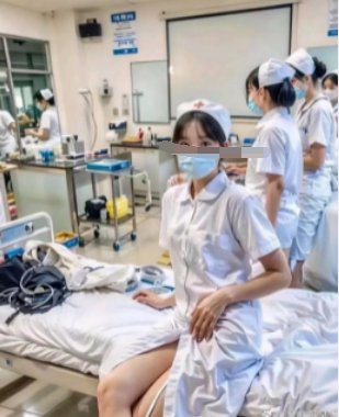 上海男科医院的护士和患者